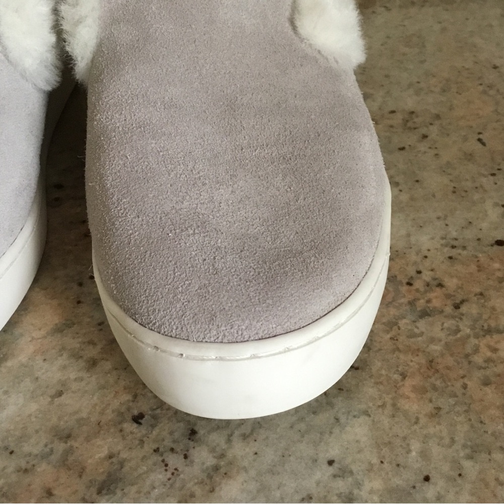NEW Birdies The Swift Faux Fur Suede Hybrid Slip On Shoes Slippers - Picture 5 of 12
